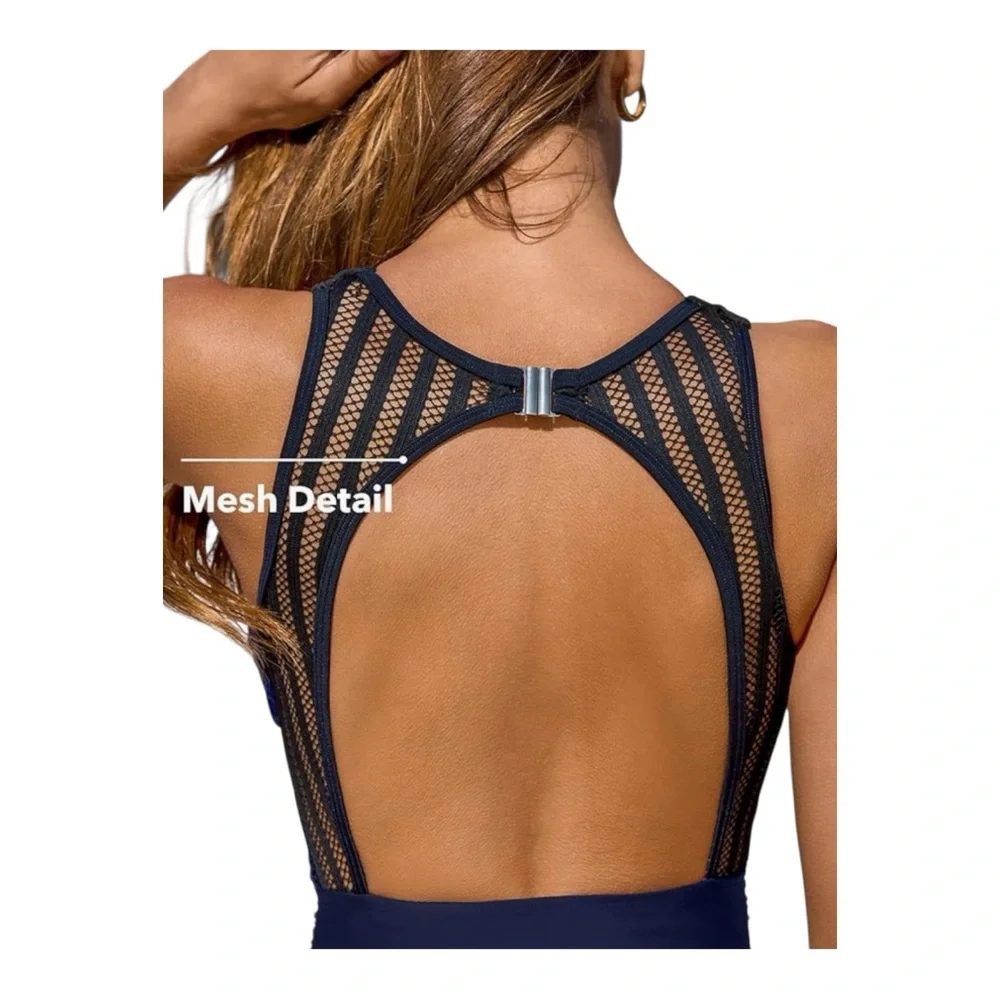 Navy Blue Women's Tummy Control Swimsuit
NWT
Cupshe
Women’s Small - Picture 6 of 14